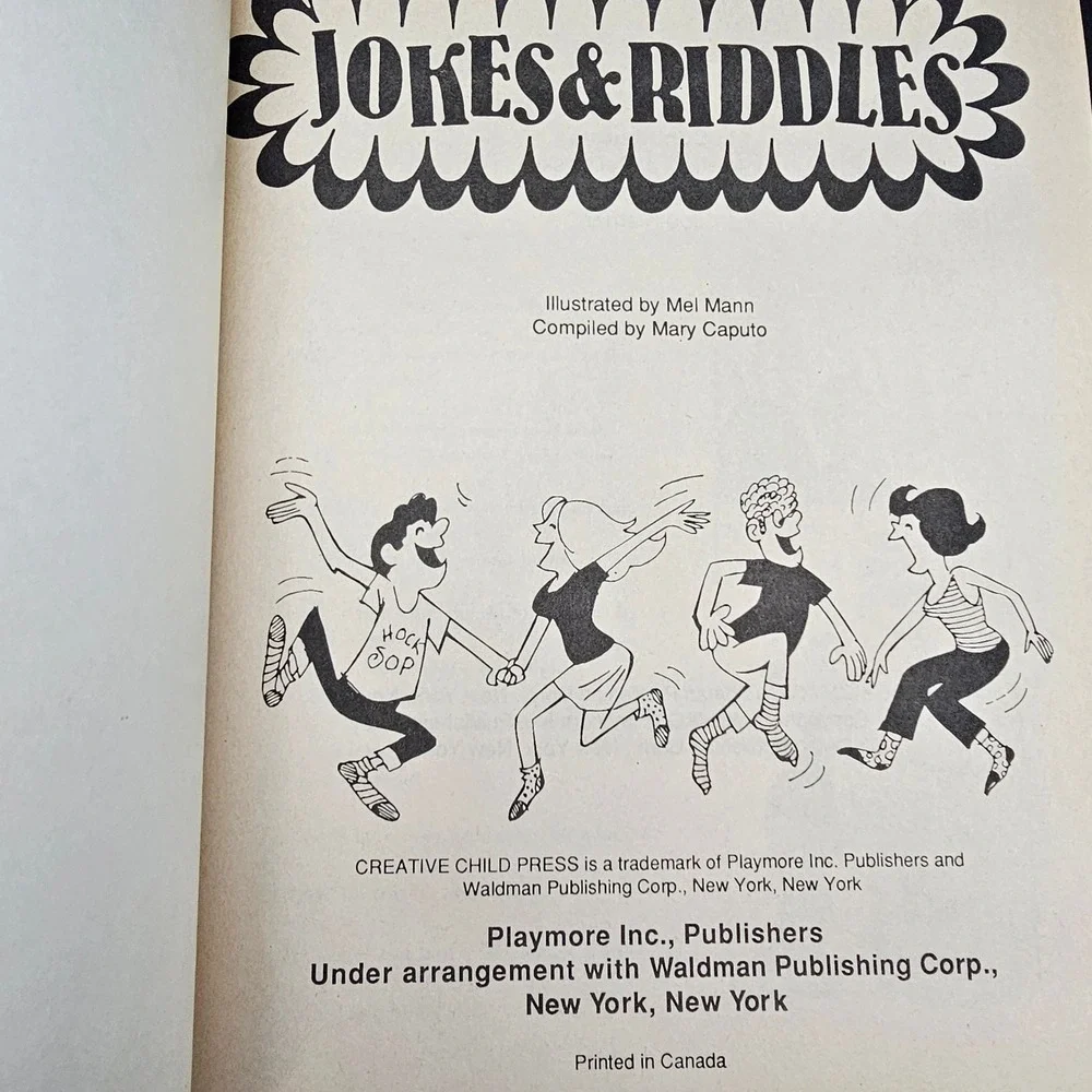 Vintage Worlds Greatest‎ Jokes Riddles Creative Child Press Book Lots of Laughs